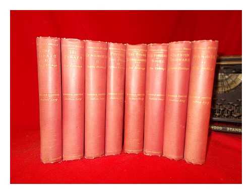 SCOTT, WALTER - Waverly novels / Introductory essays and notes by Andrew Lang - 8 Volumes