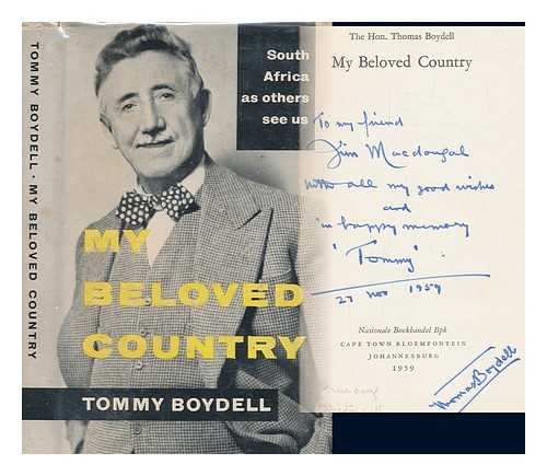 BOYDELL, THOMAS - My beloved country / Thomas Boydell