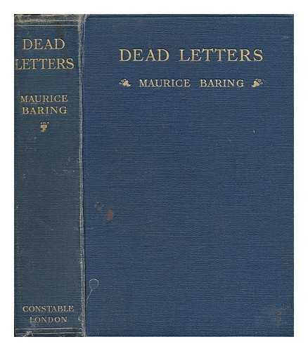 BARING, MAURICE (1874-1945) - Dead letters