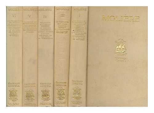 MOLIRE - Oeuvres completes de Moliere - 5 volumes