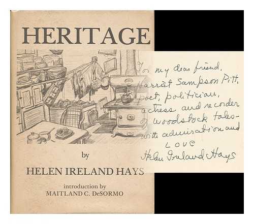 HAYS, HELEN IRELAND - Heritage : Stories / Assembled by Helen Ireland Hays
