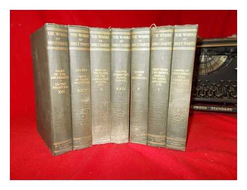 HARTE, BRET (1836-1902) - 'Argonaut edition' of the works of Bret Harte - 7 volumes