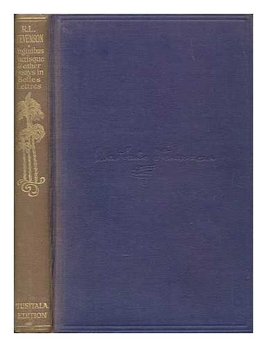 STEVENSON, ROBERT LOUIS (1850-1894) - Virginibus puerisque : and other papers