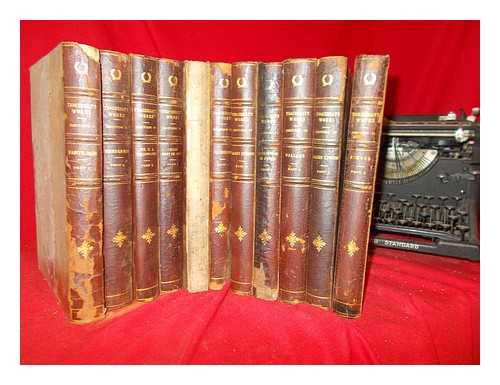 THACKERAY, WILLIAM MAKEPEACE - The works of William Makepeace Thackeray - in 11 volumes