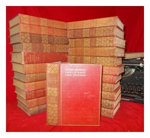 STEVENSON, ROBERT LOUIS (1850-1894) - The novels and tales of Robert Louis Stevenson - 22 volumes