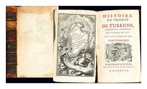 RAMSAY CHEVALIE, ANDREW MICHAEL (1686-1743) - Histoire du vicomte de Turenne: tome troisieme