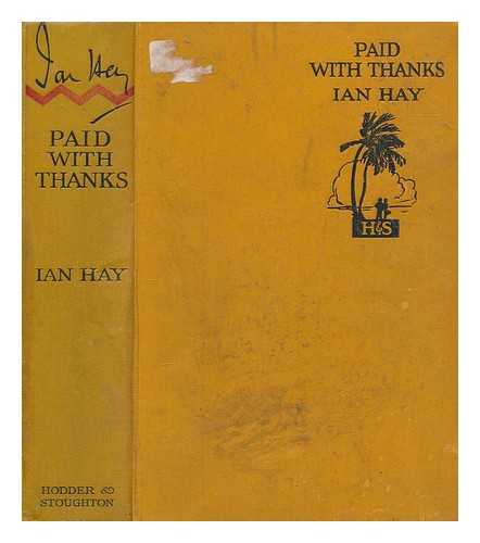 HAY, IAN - Paid with thanks