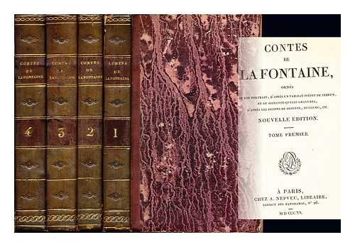 LA FONTAINE, JEAN DE (1621-1695) - Contes et nouvelles de La Fontaine: in four volumes