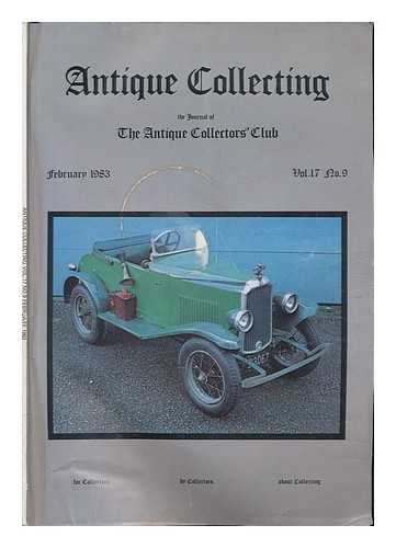 THE ANTIQUE COLLECTOR'S CLUB - Antique collecting: The journal of the antique collector's club