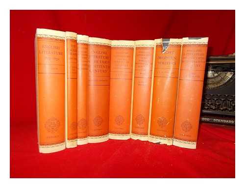 WILSON, FRANK PERCY AND DOBRÉE, BONAMY - Oxford History of English Literature. Edited by F.P. Wilson and B. Dobre. [With bibliographies.]  - 8 volumes