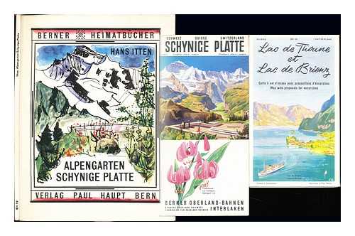 ITTEN, HANS. HEIMATBUCHER, BERNER - Der Alpengarten schynige platte