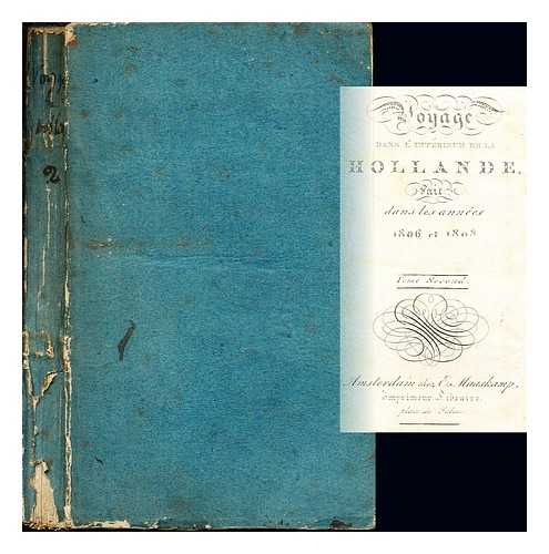 MAASKAMP, E - Voyage dans l'interieur de la hollande dans les annes 1806-1808: tome second