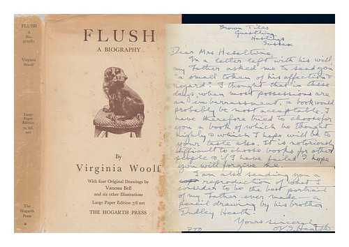 WOOLF, VIRGINIA (1882-1941) - Flush : a biography / Virginia Woolf