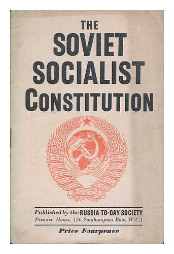 UNION OF SOVIET SOCIALIST REPUBLICS - Decision of the extraordinary eigth congress of Soviets of the Union of Soviet Socialist Republics : on the ratification of the constitution (fundamental law) of the Union of Soviet Socialist Republics