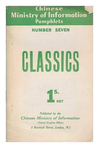 CHINESE MINISTRY OF INFORMATION - Classics - Number 4