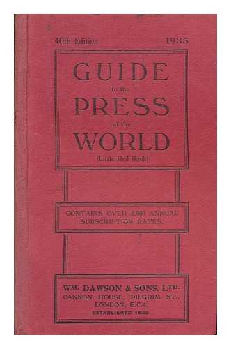 DAWSON & SONS - Guide to the Press of the World