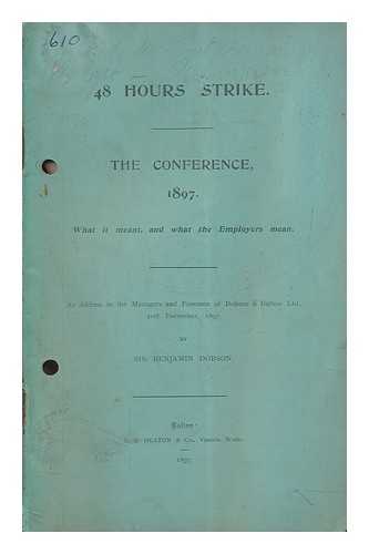 DOBSON, BENJAMIN - 48 hours strike: The conference, 1897