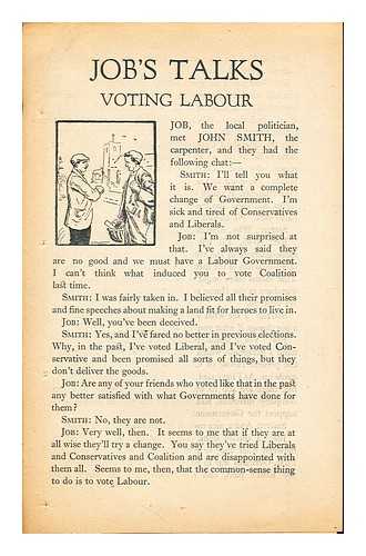 THE LABOUR PARTY - Job's Talks: voting labour