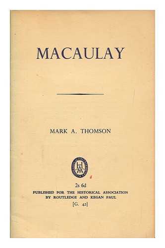 THOMSON, MARK ALMRAS - Macaulay