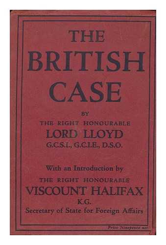 LLOYD OF DOLOBRAN, GEORGE BARON (1879-1941) - The British case