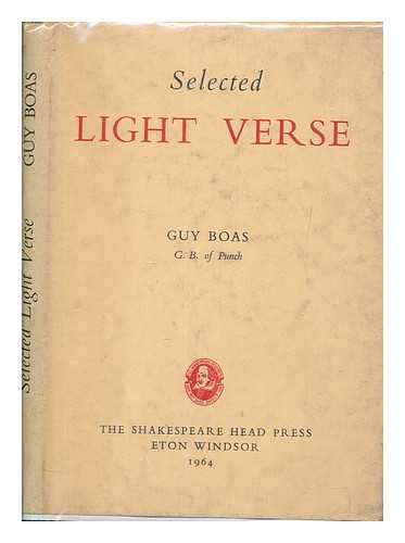 BOAS, GUY - Selected Light Verse
