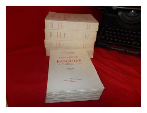 DUHAMEL, GEORGES (1884-1966) - Chronique des Pasquier - 5 volumes