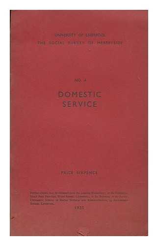 PARKER, H. J. H. (HERBERT JOHN HARVEY) - Domestic service