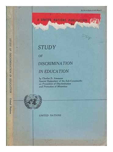 AMMOUN, CHARLES - Study of discrimination in education