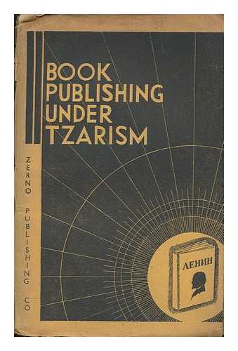 KEDROV, MIKHAIL SERGEEVICH (1878-1941) - Book publishing under tzarism