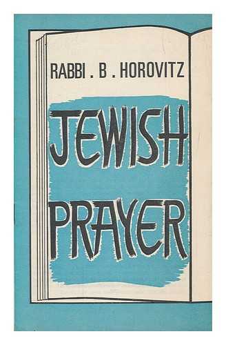 HOROVITZ, B - Jewish prayer