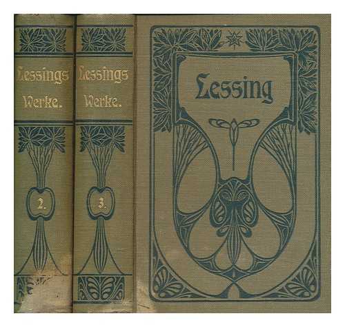 LESSING, G. E. - Lessings Werke / Lessing, G. E. - vols. 2 & 3