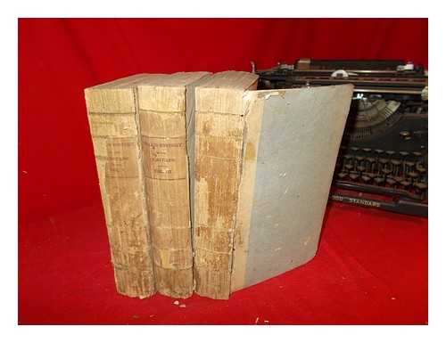 NEAL, DANIEL. TOULMIN, JOSHUA - The History of the Puritans, or Protestant Non-Conformists from the Death of Queen Elizabeth to the beginning of the civil war in the year 1642: in three volumes: vols. II, III & V