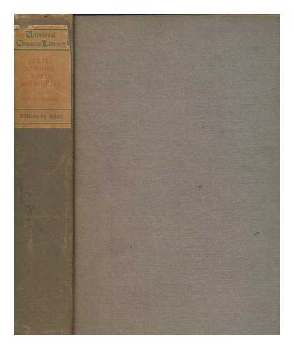 MARIE THRSE LOUISE DE SAVOIE-CARIGNAN LAMBALLE, PRINCESSE DE - Secret memoirs : being her journals, letters and conversations during her confidential relations with Marie Antoinette, with original and authentic anecdotes of the royal family and other distinguished personages during the revolution