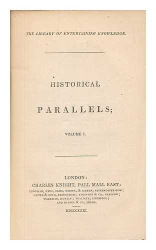 MALKIN, ARTHUR THOMAS - Historical parallels - vol. 1