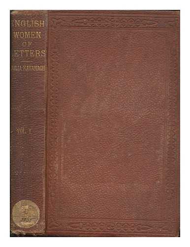 KAVANAGH, JULIA (1824-1877) - English women of letters : biographical sketches - Volume 1