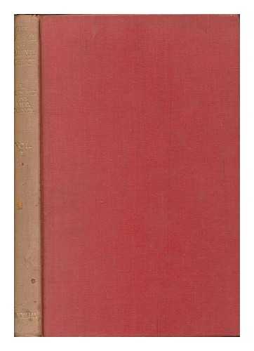 TURNER, J. W. C - Journal of criminal science : a collection of papers issued under the auspices of the Dept. of Criminal Science, Faculty of Law, University of Cambridge