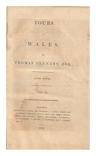 PENNANT, THOMAS - Tours in Wales vol. 3