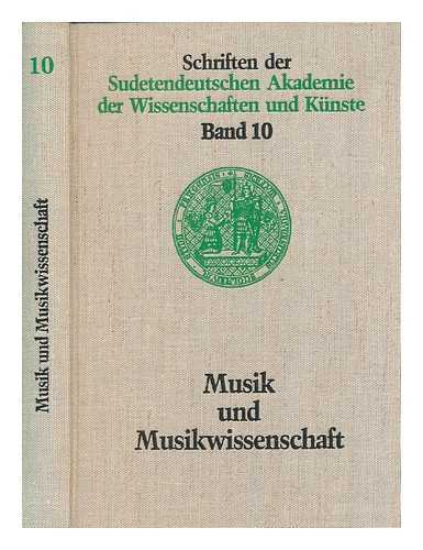 BRMSE, PETER - Musik und Musikwissenschaft