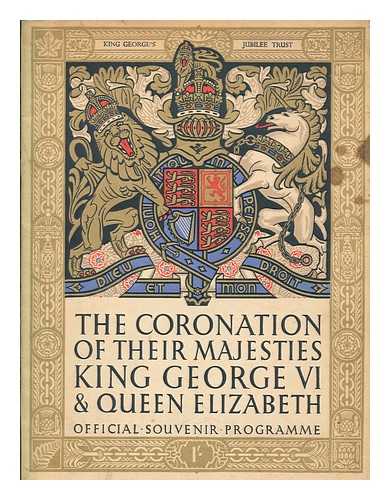CHURCH OF ENGLAND - The Coronation of their majesties King George VI and Queen Elizabeth, May 12th, 1937