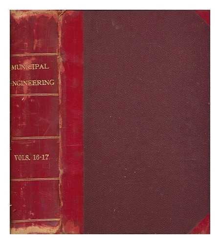 MUNICIPAL ENGINEERING COMPANY - Municipal engineering index 1899