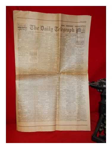 DAILY TELEGRAPH - The daily telegraph. No. 25,442, Friday, Dec. 11, 1936 - abdication of King Edward VIII