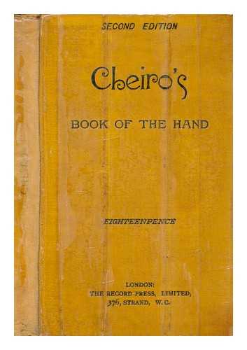 CHEIRO (1866-1936) - Cheiro's book of the hand