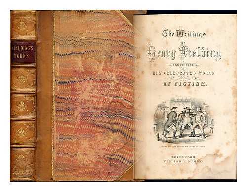 FIELDING, HENRY (1707-1754). HERBERT, DAVID (1830-1899) - The writings of Henry Fielding : comprising his celebrated works of fiction / carefully revised and collated with the best authorities ; with a memoir by David Herbert