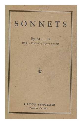 SINCLAIR, MARY CRAIG - Sonnets