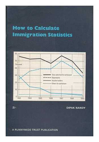 NANDY, DIPAK - How to calculate immigration statistics : a guide