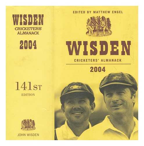 ENGEL, MATTHEW - Wisden cricketers' almanack 2004