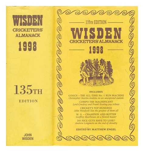 ENGEL, MATTHEW - Wisden cricketers' almanack 1998