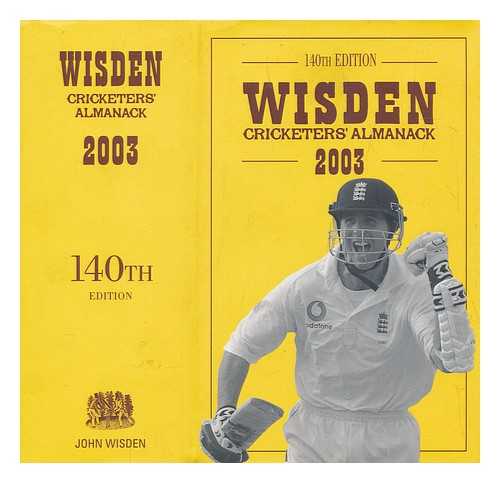 DE LISLE, TIM - Wisden cricketers' almanack 2003