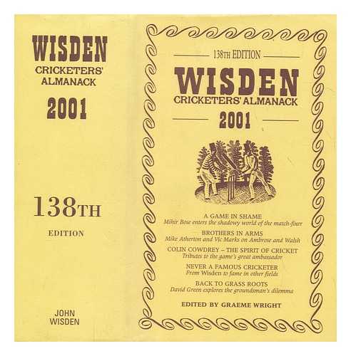 WRIGHT, GRAEME - Wisden cricketers' almanack 2001