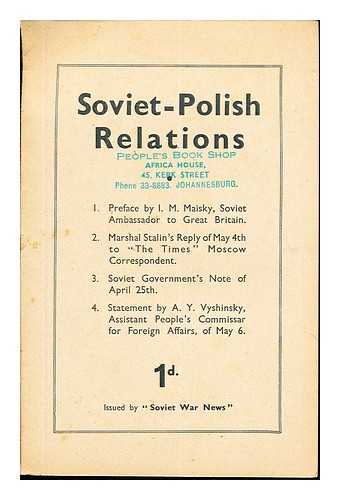 MULTIPLE AUTHORS - Soviet-Polish Relations